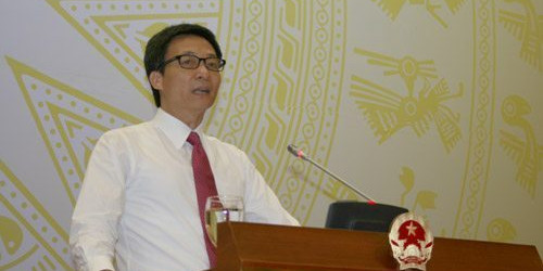 Thu truong chu nhiem van phong chinh phu Vu Duc