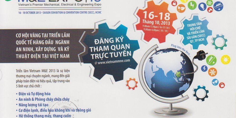 trien lam me 2013 Triển lãm Cơ Điện Lạnh M&E 2013