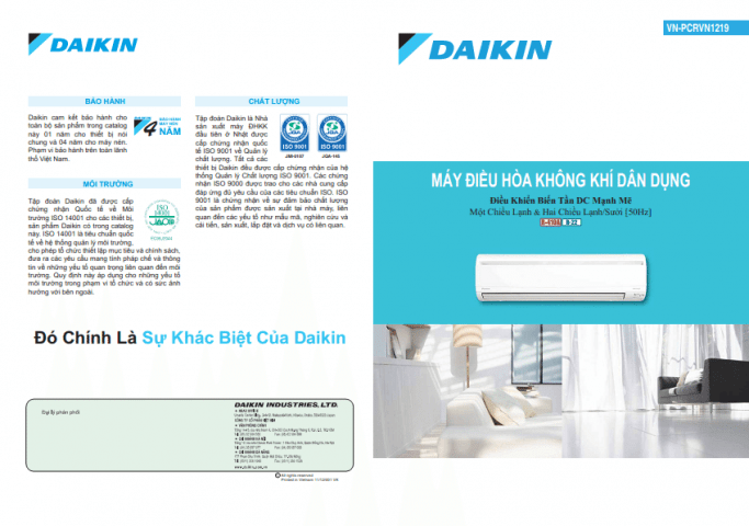 Catalogues may lanh Daikin FTKS FTKD 2013