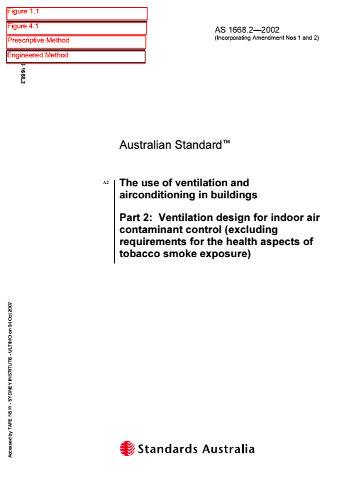 AS 1668.2 The use of ventilation and airconditioning in buildings - HVAC Việt Nam