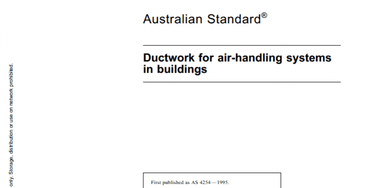 Tieu chuan Uc Ductwork for air-handling systems in building