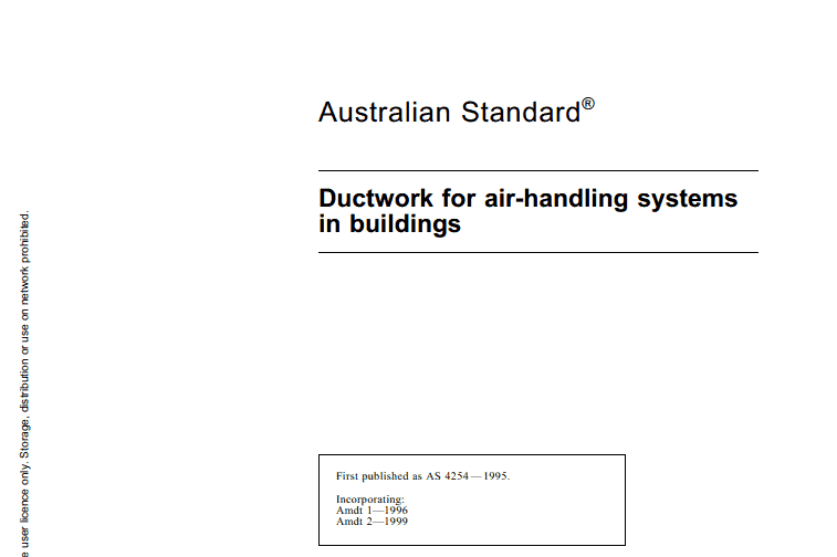Tieu chuan Uc Ductwork for air-handling systems in building