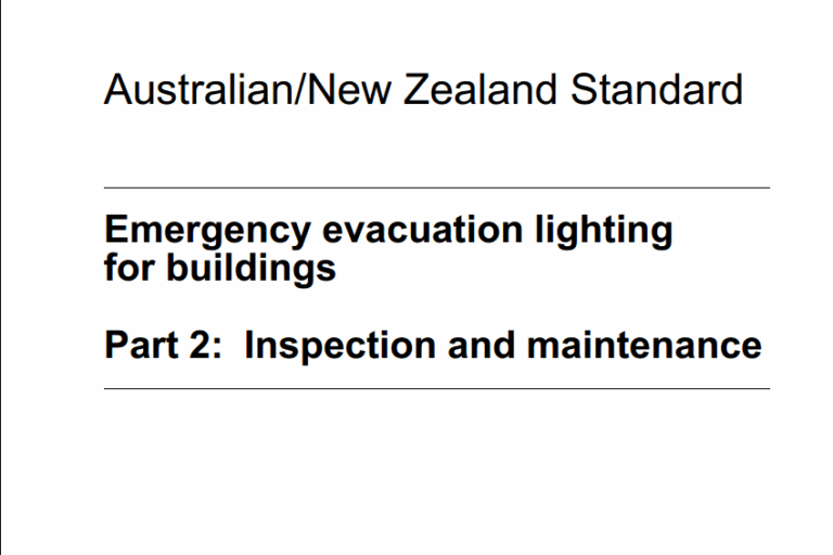 Tieu chuan Uc Newzeland Emergency evacuation lighting for buildings