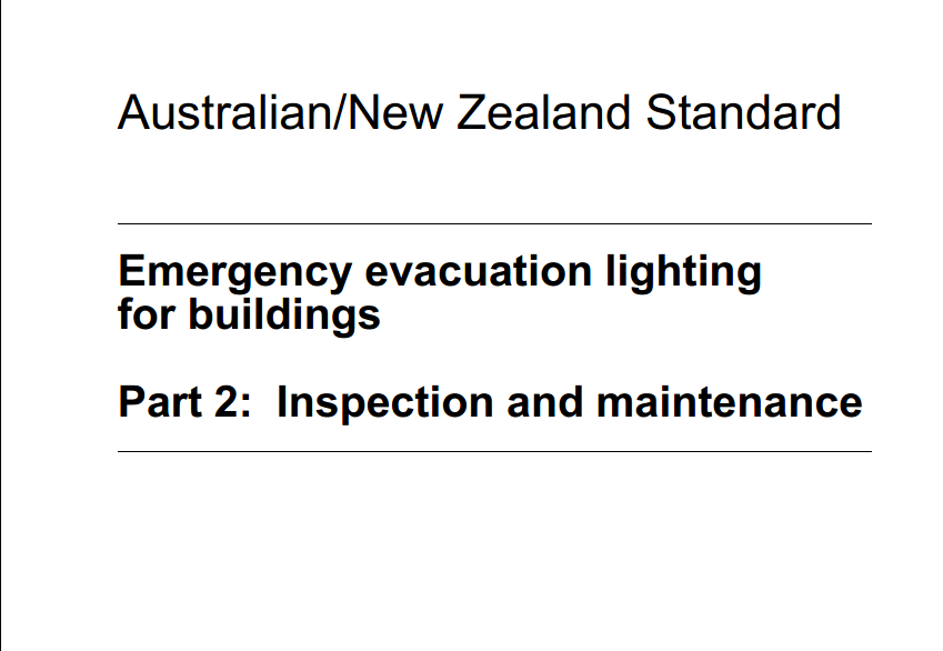 Tieu chuan Uc Newzeland Emergency evacuation lighting for buildings