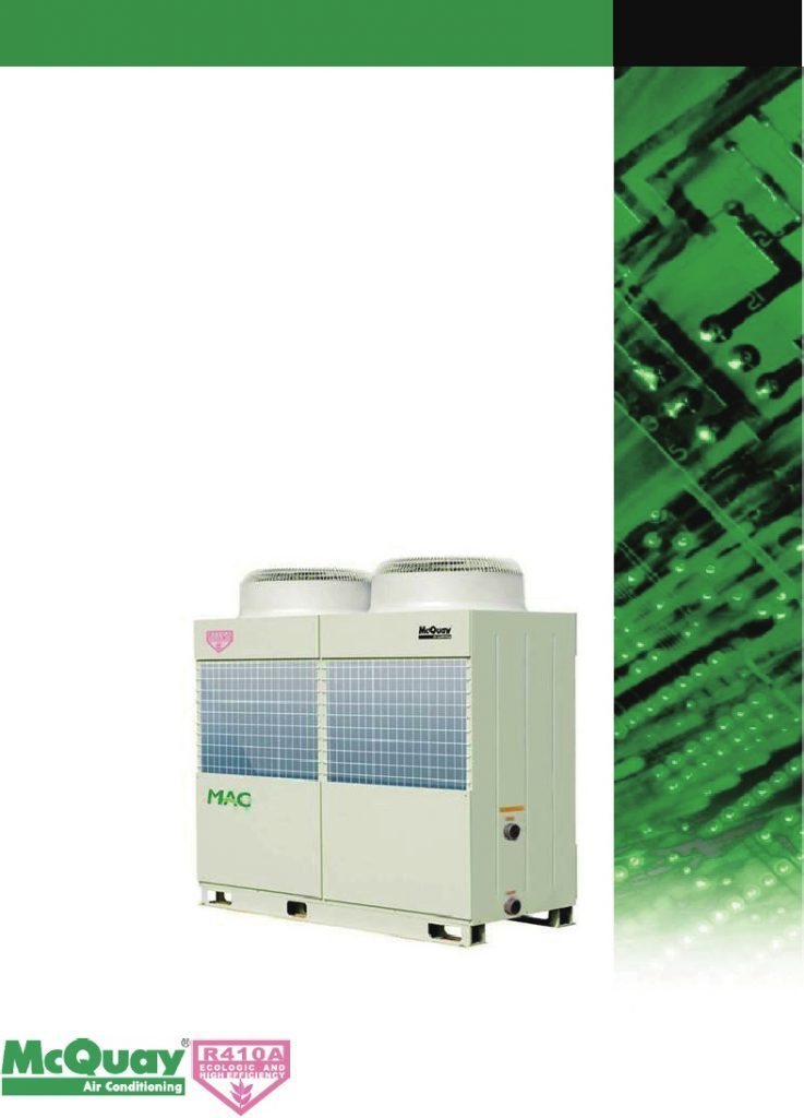 MAC D R410A SeriesAir cooled - HVAC Việt Nam