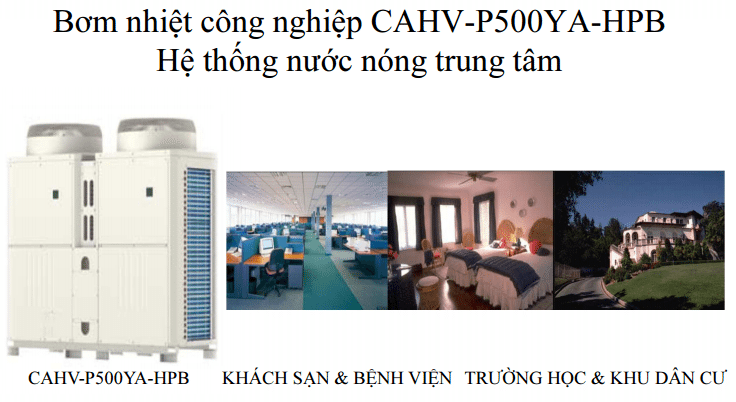 Bom nhiet CAHV P500YA HPB Mitsubishi - HVAC Việt Nam