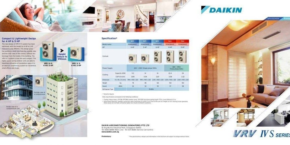 VRV IV S – Điều hòa trung tâm cho căn hộ VRV IV S – Điều hòa trung tâm cho căn hộ