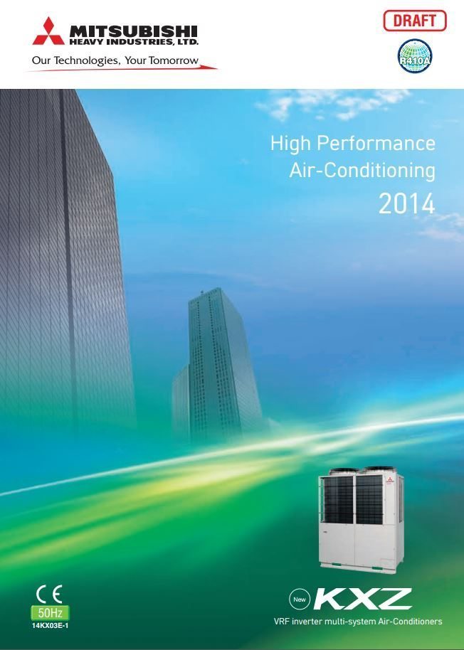 Catalogue máy lạnh Mitsubishi Heavy VRF KXZ (PDF)