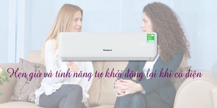 may lanh reetech - chuc nang tu khoi dong lai khi co dien