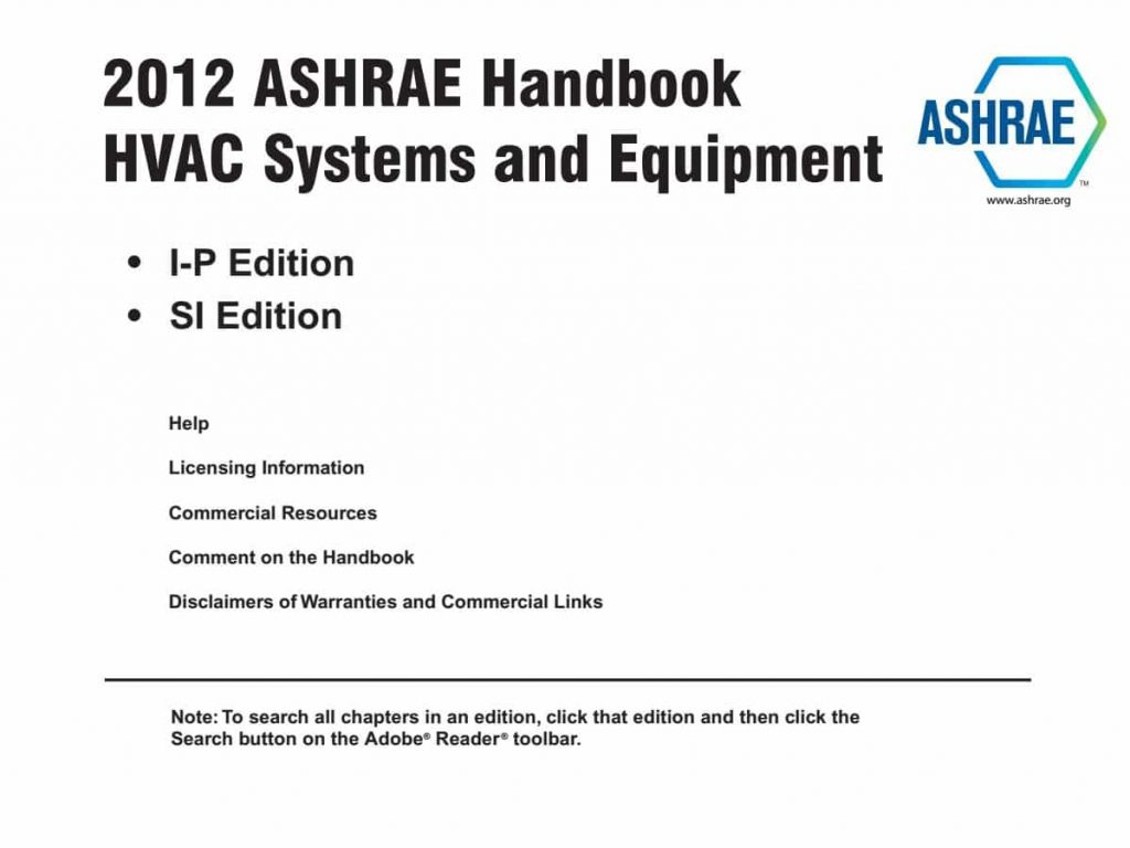 ashrae 2012 systems equipments - HVAC Việt Nam
