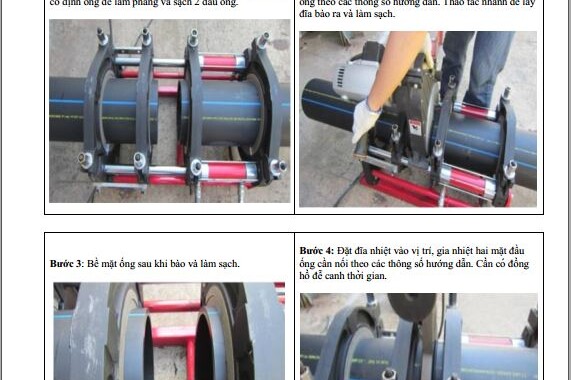 Hướng dẫn lắp đặt đường ống HDPE