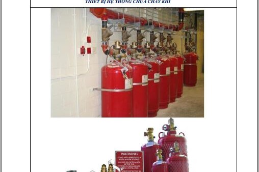 Hướng dẫn lắp đặt hệ thống chữa cháy khí.