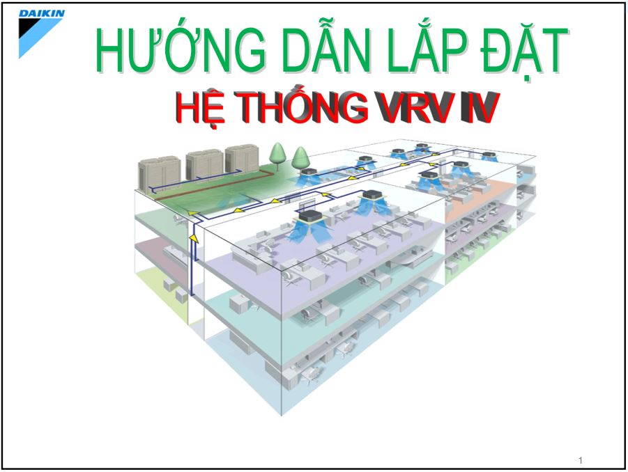 Hướng dẫn lắp đặt hệ thống VRV IV của Daikin