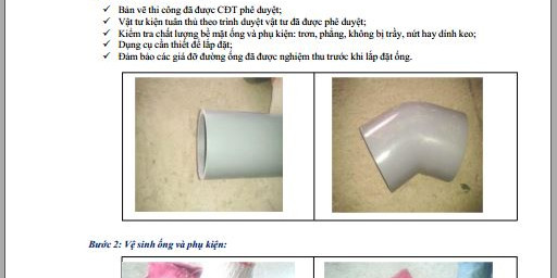 Hướng dẫn Lắp đặt ống uPVC