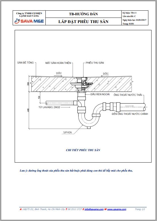 huong dan lap dat pheu thu san - HVAC Việt Nam