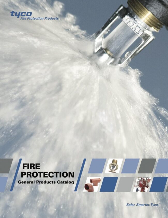 Catalogues Thông Số Kỹ Thuật Sprinkler Tyco