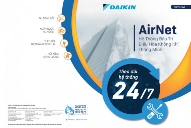 AirNet – Hệ Thống Bảo Trì Điều Hòa Daikin Thông Minh AirNet - Hệ Thống Bảo Trì Điều Hòa Daikin Thông Minh