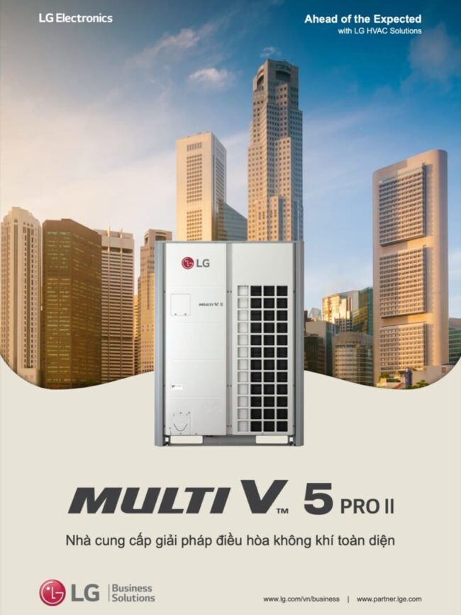 Catalogue Điều hòa trung tâm LG VRF Multi V 5 Pro II (2025)