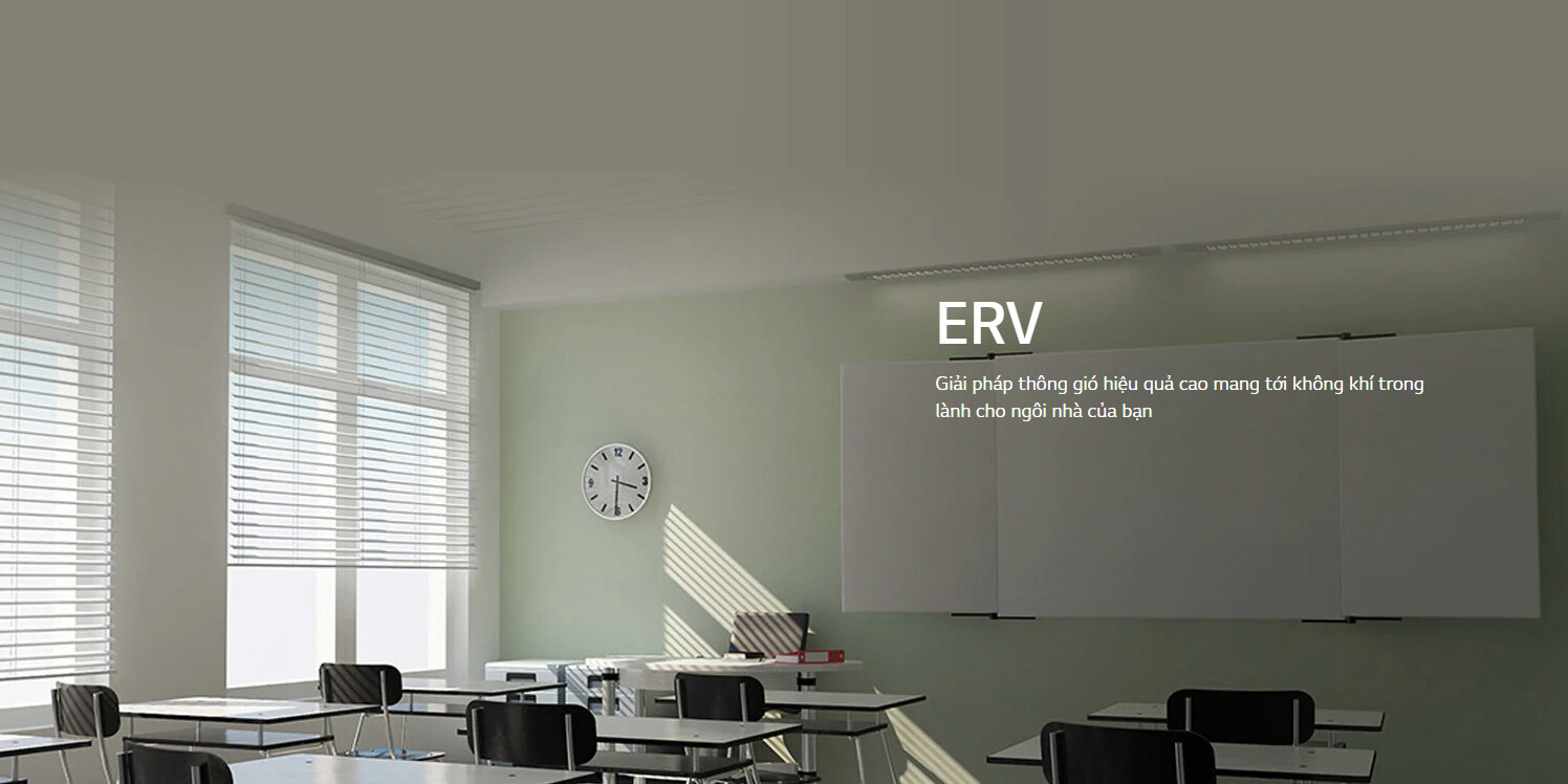 Giải pháp thông gió (ERV) của LG