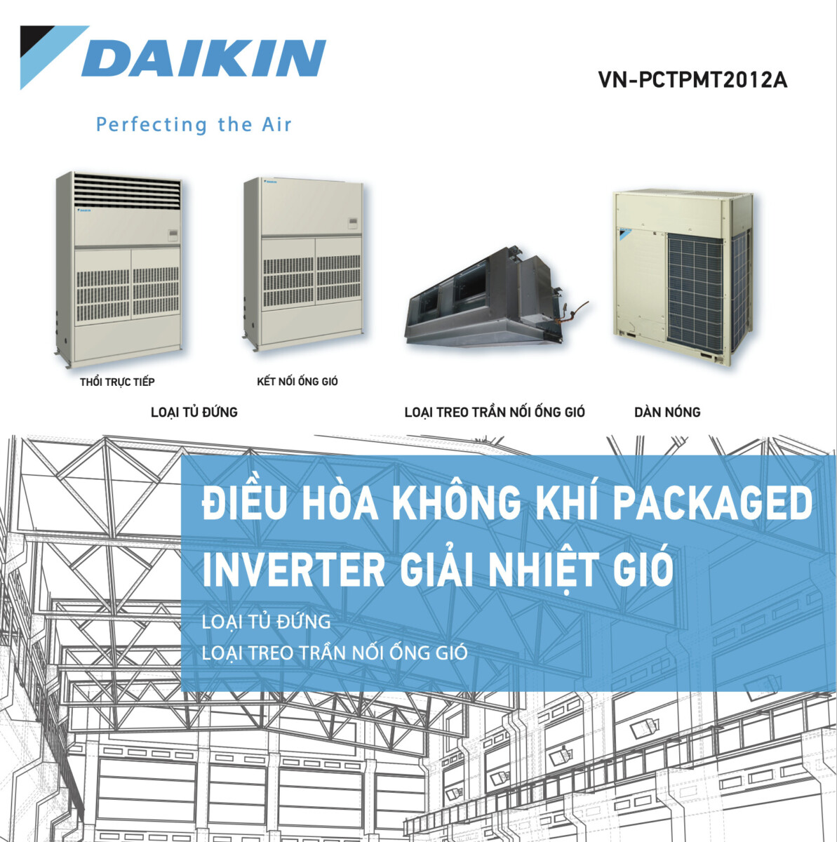 Catalogue Điều hòa Daikin Packaged inverter giải nhiệt gió