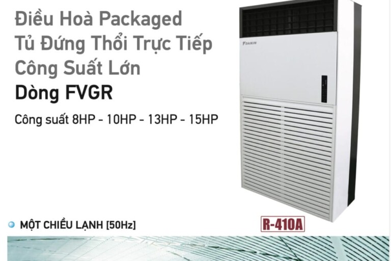 Catalogue Điều hòa Daikin Packaged Tủ đứng thổi trực tiếp công suất lớn