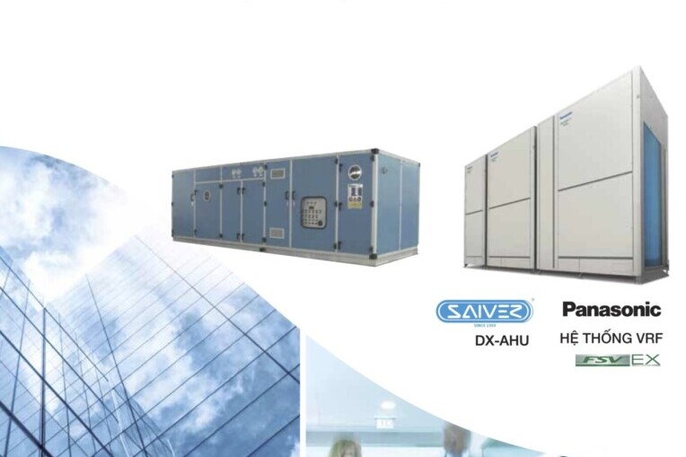 Catalogue Bộ Xử Lý Không Khí DX-AHU Kết Hợp Dàn Nóng VRF của Panasonic