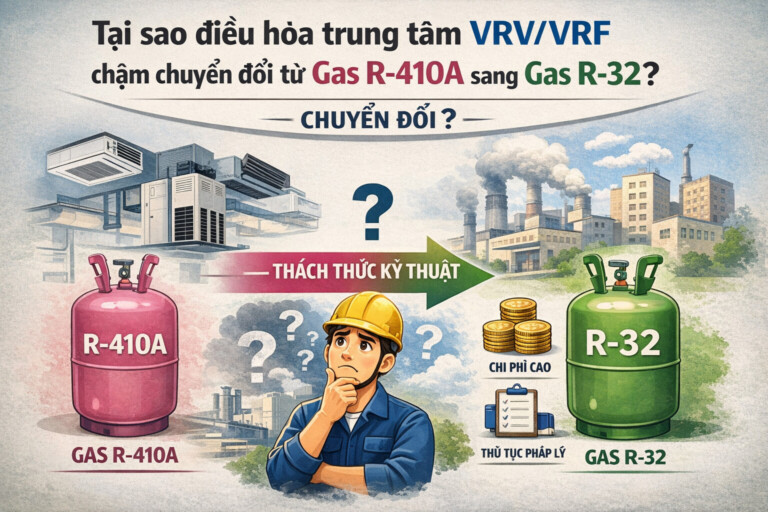 hvacvn tai sao dieu hoa trung tam vrvvrf cham chuyen doi tu gas r 410a sang gas r 32 - HVAC Việt Nam