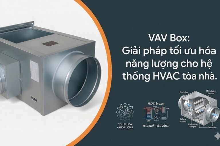 VAV Box: Giải pháp tối ưu hóa năng lượng cho hệ thống HVAC tòa nhà.